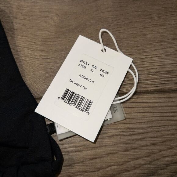 NWT Andie Black The Tropez Swimsuit Top Size XL - Picture 4 of 5